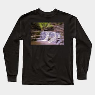 Ithaca NY Robert H. Treman State Park Pathways Long Sleeve T-Shirt